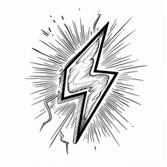 Lightning Bolt Icon and Mascot Collection