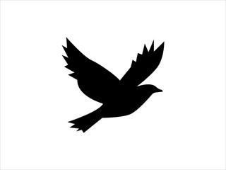 Bird silhouette vector