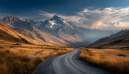 Looking ahead to "2026": A road to future vision. The image features an arrow pointing the road towards 2026 with a beautiful sky and mountains in background.