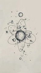 Vintage Celestial and Scientific Sketch Art