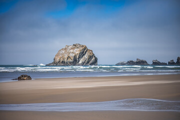 Rock formations and sea stacks at Bandon Beach