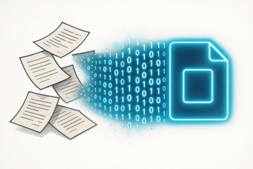 Paper to Digital Document Conversion with Binary Code