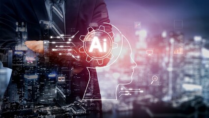 AI Assistant Brain Processor with LLM Technology, Big Data, Machine Learning, Generative AI for Business Support, Future Agentic AI Technology and Artificial Intelligence Prompt Engineering. Muxer