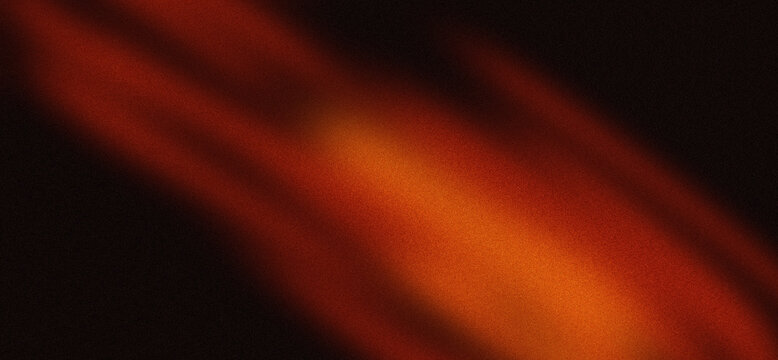 Grainy blend warm 4k abstract background, with orange yellow abstract gradient background, noise texture black backdrop banner poster design