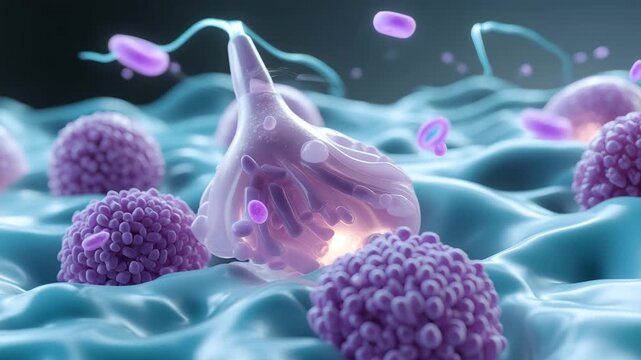 Salivary Acinar Cell Enzyme Secretion