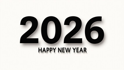 &ldquo;2026&rdquo; stands bold in monochrome clarity&mdash;elegant, sculptural, and pulsing with celebration, clarity, and poetic promise.
