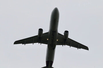 airplane in the sky
