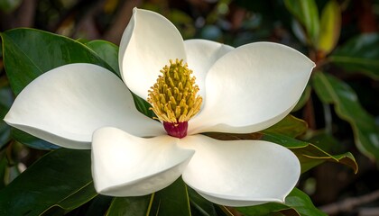 Close-up of a magnolia blossom