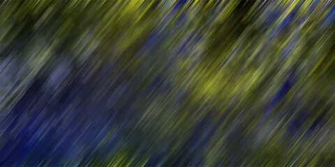 Abstract diagonal streaks of yellow blue and white with motion blur for vibrant and textured backgrounds