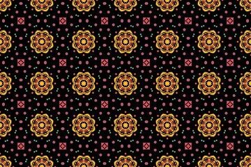 A beautiful seamless floral pattern featuring delicate flowers and natural elements