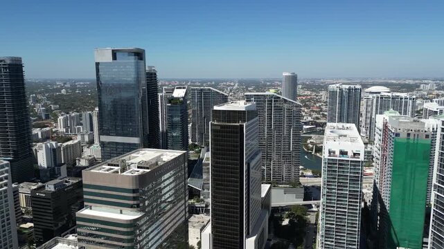 Skyscrapers of the Miami Brickell