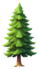 Fototapeta premium PNG Tree plant green pine.