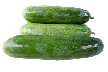 Fresh cucumber is stacked vertically, creating sense of abundance and vitality. It captures essence of healthy eating and simple ingredients