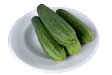 Fresh cucumber arrangement presents crisp and inviting scene, evoking sense of healthy eating