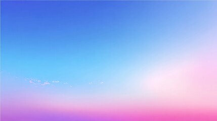 Serene Blue and Pink Gradient Sky with Soft Cloud Patterns