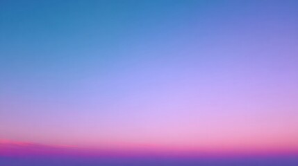 Serene Gradient Sky at Dusk with Soft Pink and Blue Hues