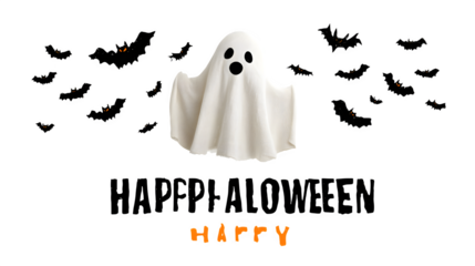 halloween ghost vector illustration