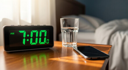 Start your day right with a refreshing glass of water and sunlight at 7 AM, set yourself up for success with a healthy morning routine now