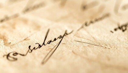 Close up view of an old newspaper page