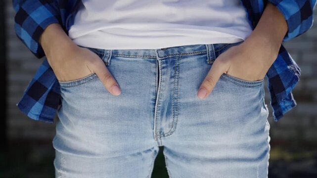 man shows empty pockets, crisis, bankruptcy and business zeroing, no money to pay credit, unemployment and poverty, life in debt, finance desperate inflation, the concept of impoverishment of people.