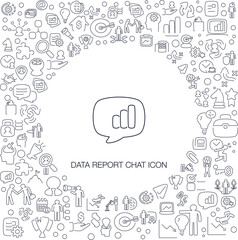 Data Report Chat Icon