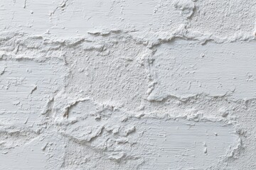 Fototapeta premium The photograph showcases a textured white wall with visible surface imperfections, highlighting the rough and uneven nature of the painted surface.