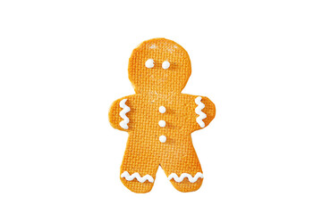 Gingerbread isolated on a white background.