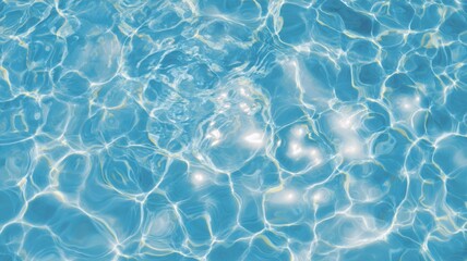 Obraz premium Sunlit water surface with rippled patterns. AI image