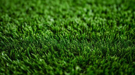 synthetic. Close-up of lush green artificial grass with a softly blurred background. travel magazines, destination branding, designed for travel destination branding, elevates destination branding.