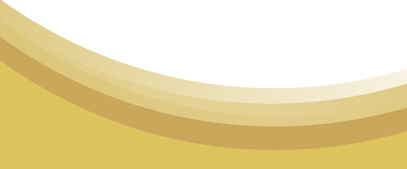 Vector gold line background curve element with white space for text and message design, overlapping layers, vector