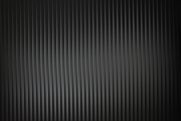 Fototapeta premium Dark ribbed metallic background with vertical lines and subtle texture, abstract industrial pattern