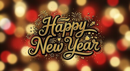 Happy New Year Celebration.