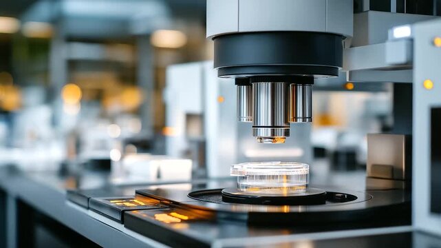 Polarimeters rotate light in an optics lab with samples in cells analyzers turning degrees displaying and light sources beaming through depicted in a luminous photo with light