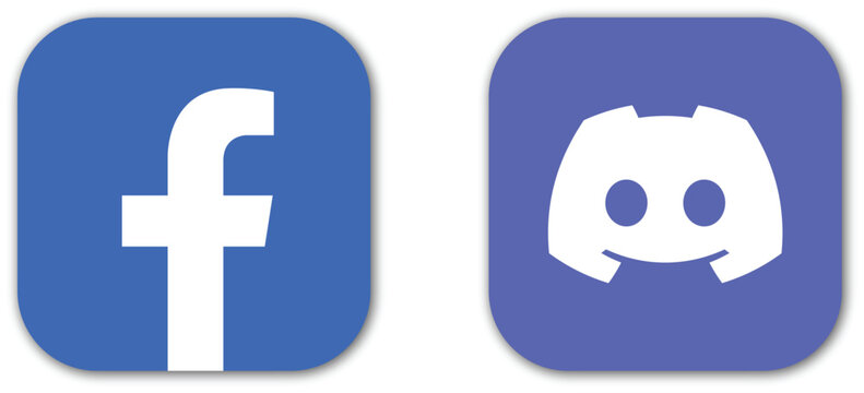 facebook logotype discord logo, facebook icon editorial.eps10, png