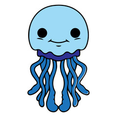 Cute Jellyfish Cartoon