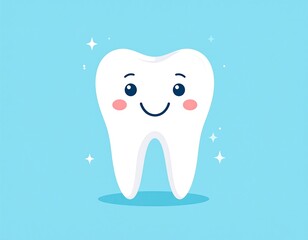Cute cartoon tooth