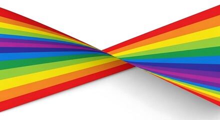 Colorful Pride Rainbow Design.