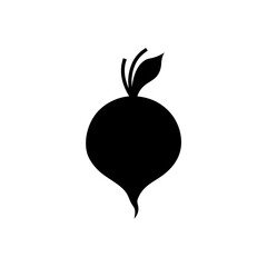 Fresh Radish or Beet Vegetable Icon