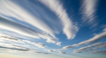 Colorful Stratus Clouds in the Sky.