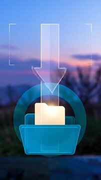 Downloading Files - A Visual Guide to Data Transfer and Storage.