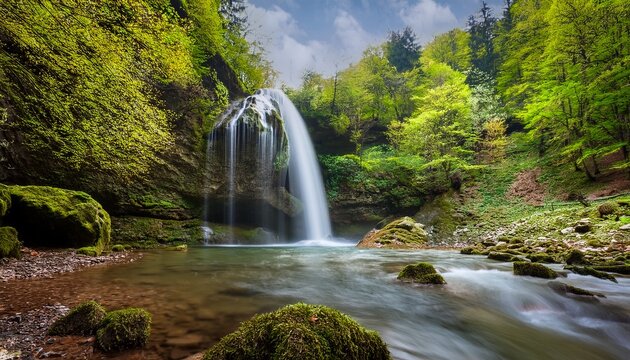 Ciucas Waterfall Apuseni Mountains Romania