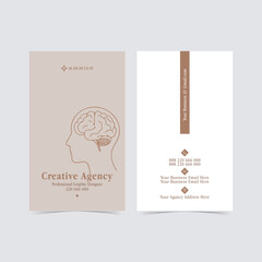 Professional business card design template