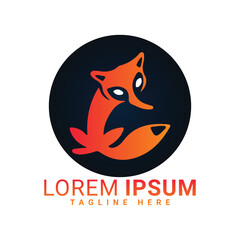 06.eps fox vector logo design 