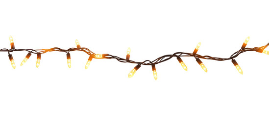 Plakat PNG String of christmas lights lighting string illumination.