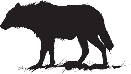 wild animal silhouette 