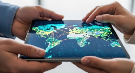 Global Network on Tablet Device