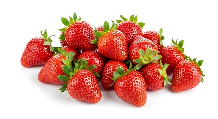 Fresh Red Strawberries.