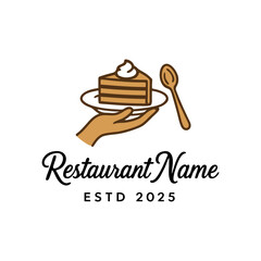 This is a creative restaurant logo design. It is suitable for restaurants, cafes, food businesses, and modern branding. Minimal and professional vector style, perfect for both print and digital use.