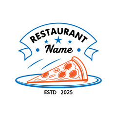 This is a creative restaurant logo design. It is suitable for restaurants, cafes, food businesses, and modern branding. Minimal and professional vector style, perfect for both print and digital use.