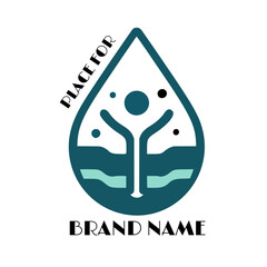 AquaRoot: Nature & Sustainability Logo